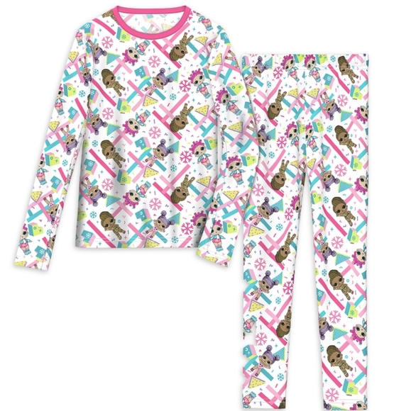 ClimateRight by Cuddl Duds L.O.L. Surprise! Girls Thermal Set Size Small 6/7 - Picture 9 of 10